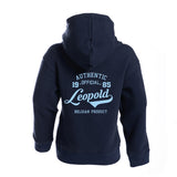 NEW hoodie kids met rits navy authentic