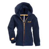NEW hoodie kids met rits naam navy