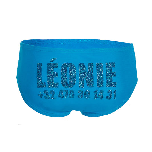 ZWEMSLIP TURQUOISE MEISJE
