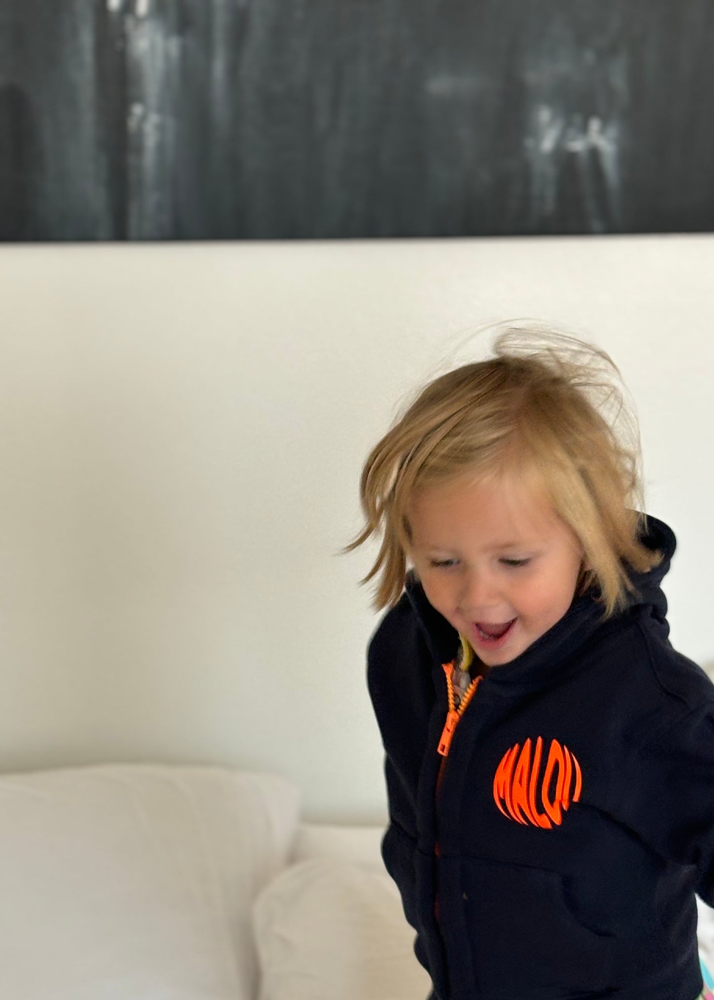 NEW hoodie kids navy met rits BALASHAPE