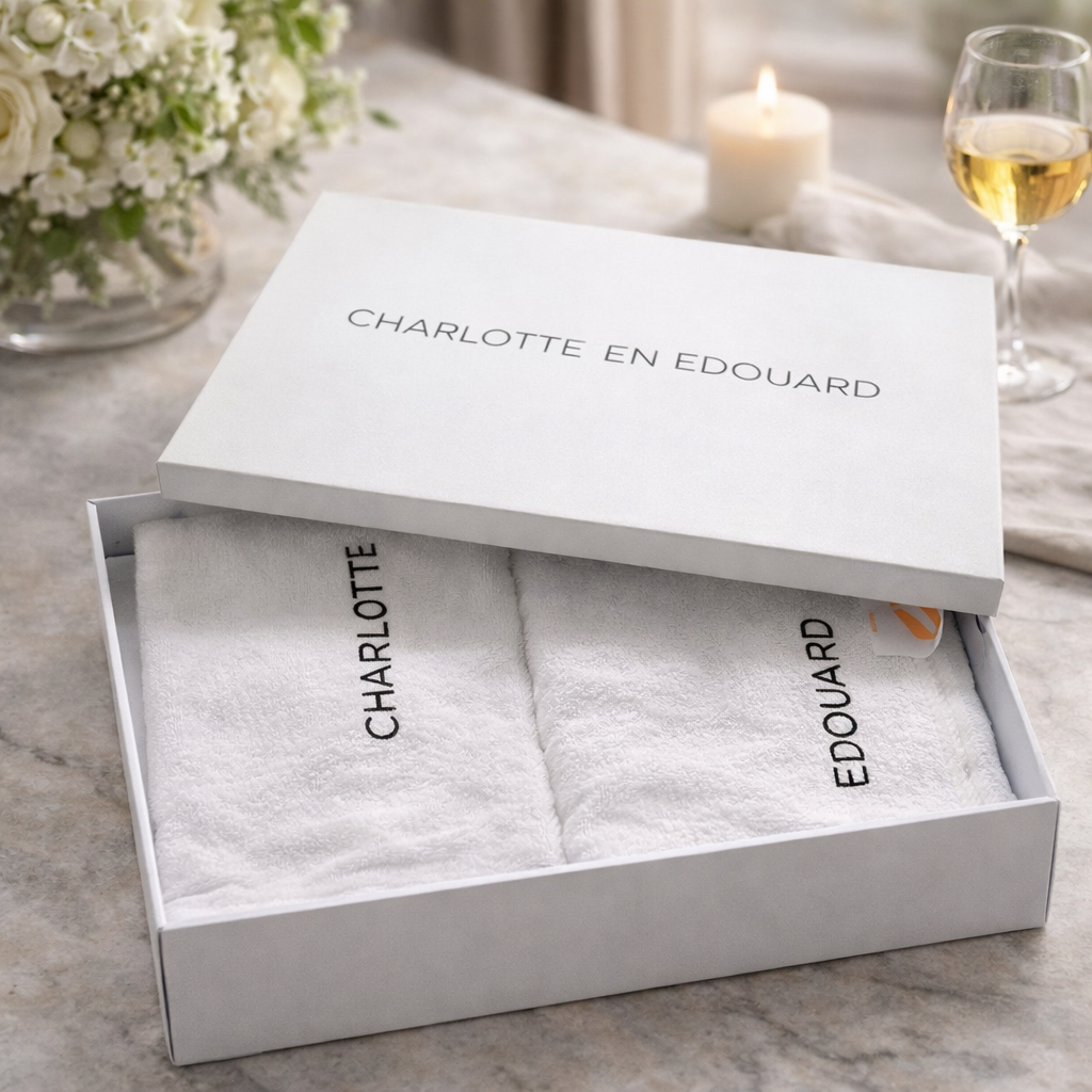 doos met kleine handdoekjes