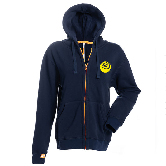 NEW hoodie adult navy met rits see you on court