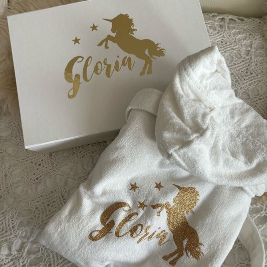 juniorbadjas met doos