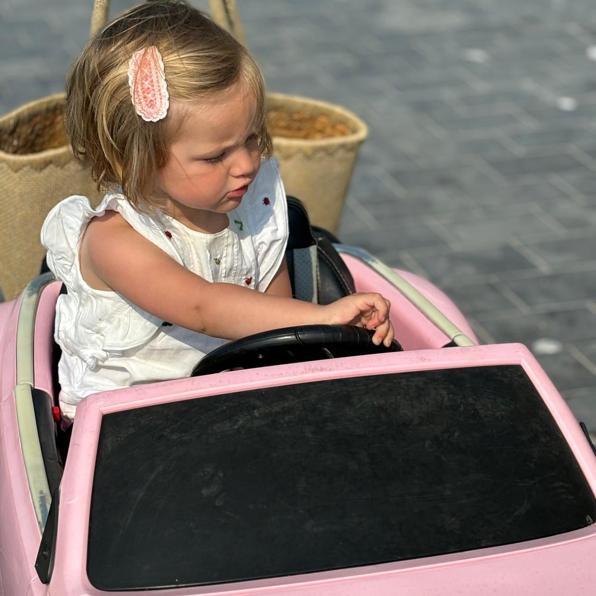 geborduurde clip Pinklake