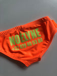 ZWEMSLIP  FLUOORANJE MEISJE