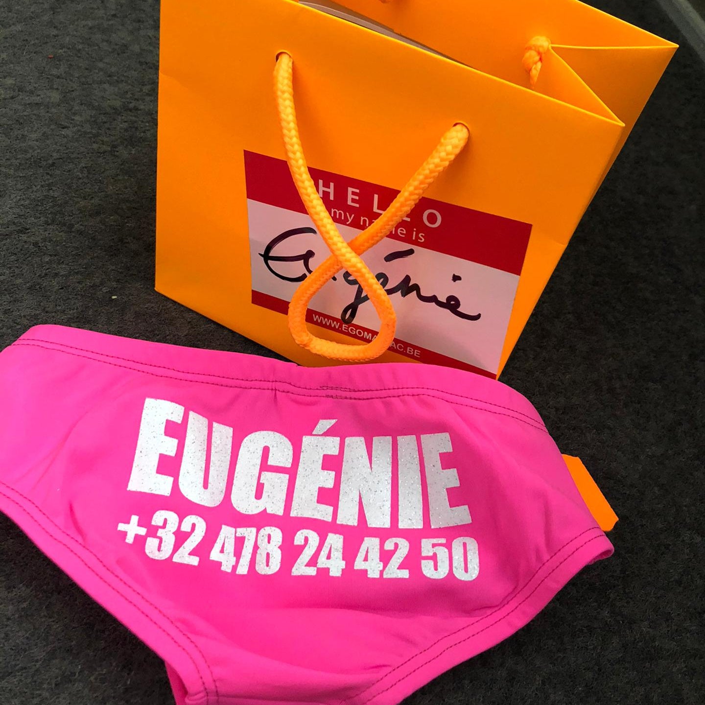 ZWEMSLIP FLUOROOS MEISJE