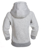 hoodie kids naam grijs