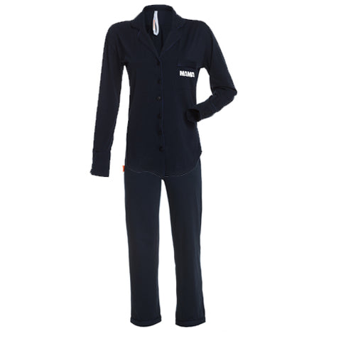 pj dames lange broek navy