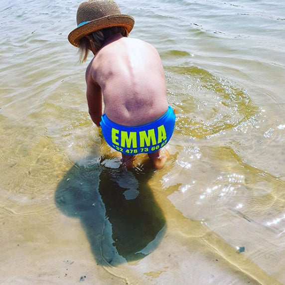 ZWEMSLIP TURQUOISE  MEISJE