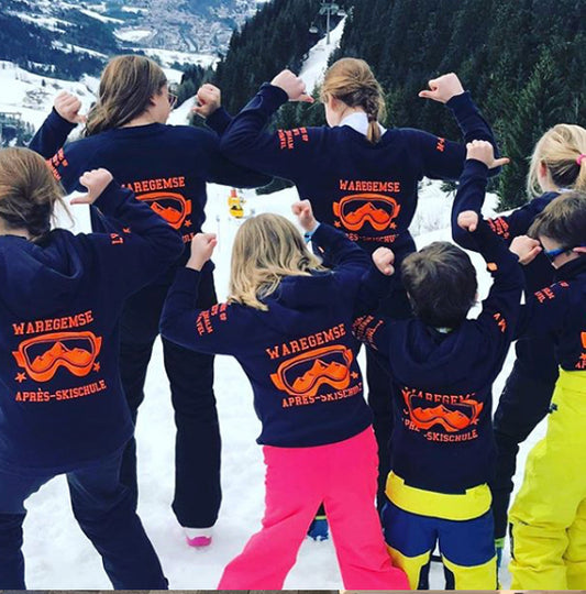 NEW hoodie kids navy met rits design/logo